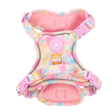 Tie Dye Dog Harness - Colour Drops - Candy Floss