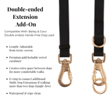 Multi-Dog Extension for Double Ended Dog Lead – Jet Black