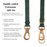 Hands-Free Double Ended Dog Lead Complete Set – Mulberry.