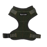 Forest Tweed Dog Harness - Adjustable Neck Dog Harness