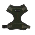 Forest Tweed Dog Harness - Adjustable Neck Dog Harness