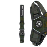 Adjustable Collar - Forest Tweed