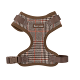 Heritage Plaid Dog Harness - Adjustable Neck Dog Harness.