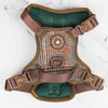 Trail & Glow Tweed Dog Harness - Colour Drops - Heritage Plaid