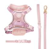 Lavender Tweed Trail & Glow Dog Harness, Lead & Collar Bundle (Copy).