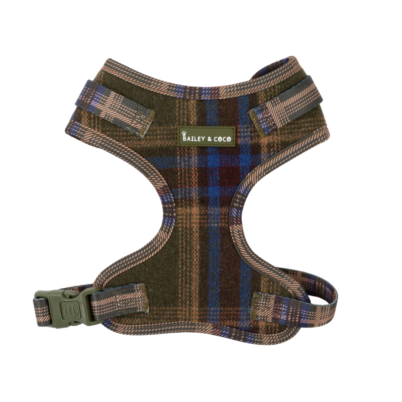 Mayfair Tweed Dog Harness - Adjustable Dog Harness