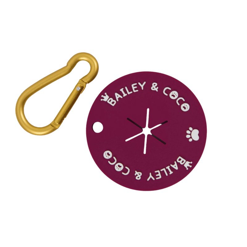 Poop Pocket Poop Bag Holder – Hands-Free Dog Walking Solution - Mulberry