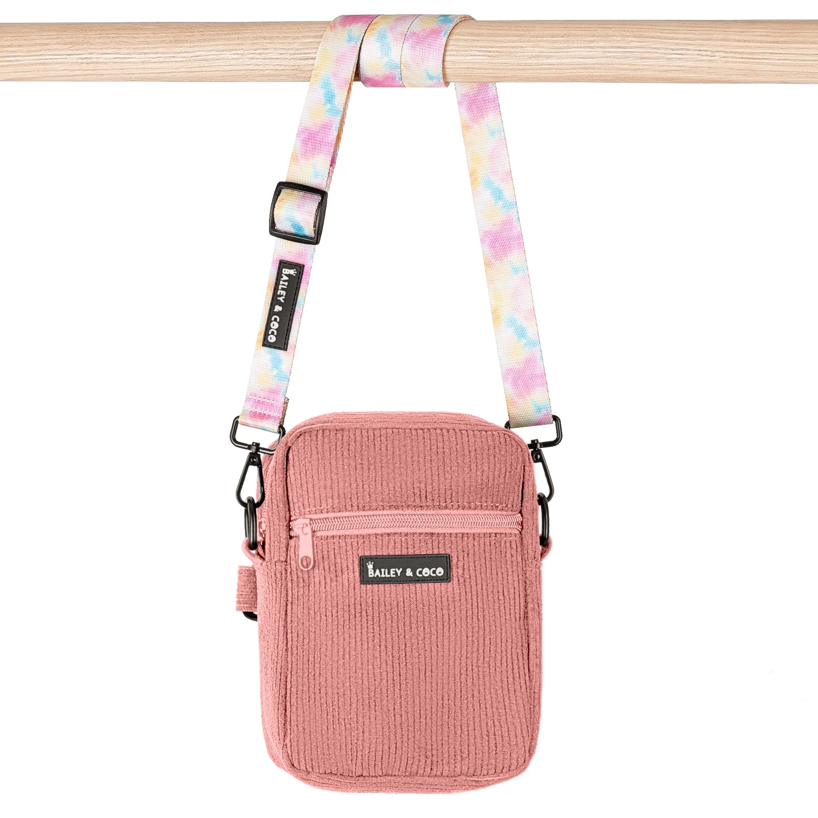 Dog Walking Bag With Candy Floss Strap - Lilac