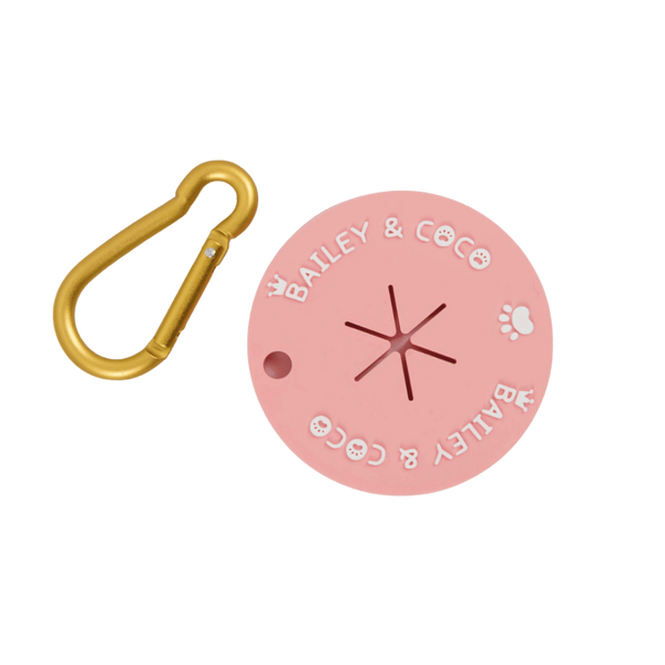 Poop Pocket Poop Bag Holder – Hands-Free Dog Walking Solution - Pink