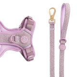 Dog Lead 5ft - Colour Drops - Plum Tweed