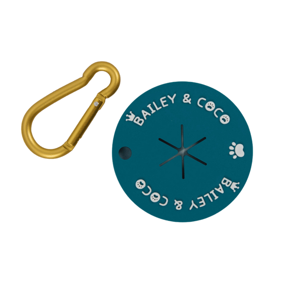 Poop Pocket Poop Bag Holder – Hands-Free Dog Walking Solution - Teal
