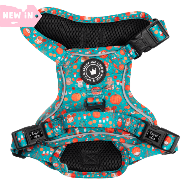 Trail & Glow® Dog Harness - Woodland Magic