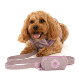 Poo Bag Holder - Colour Drops - Plum Tweed