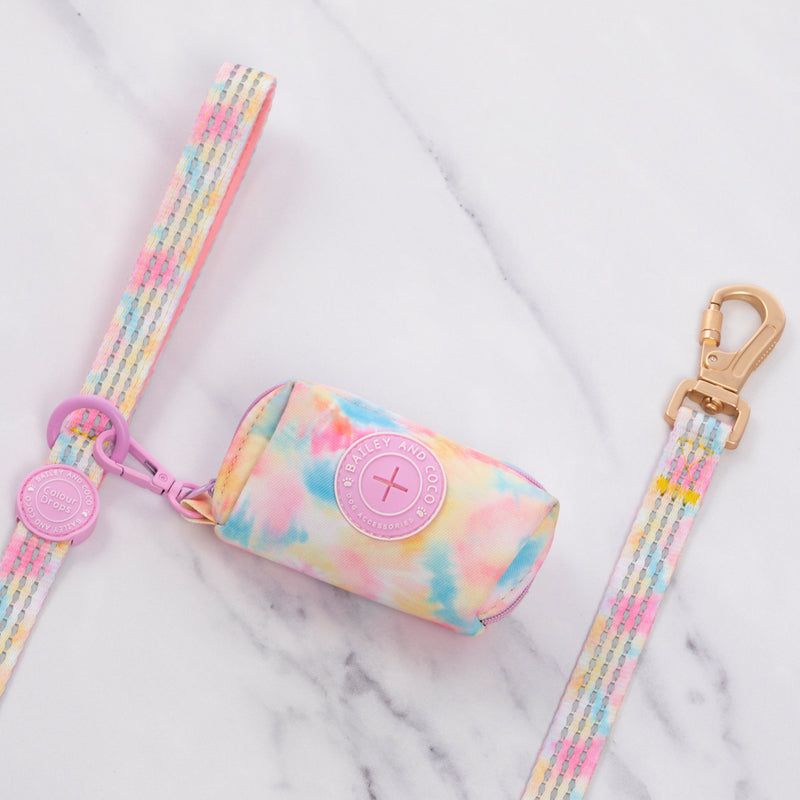 Poo Bag Holder - Colour Drops - Candy Floss