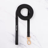 5M Long Line Dog Lead - Black.