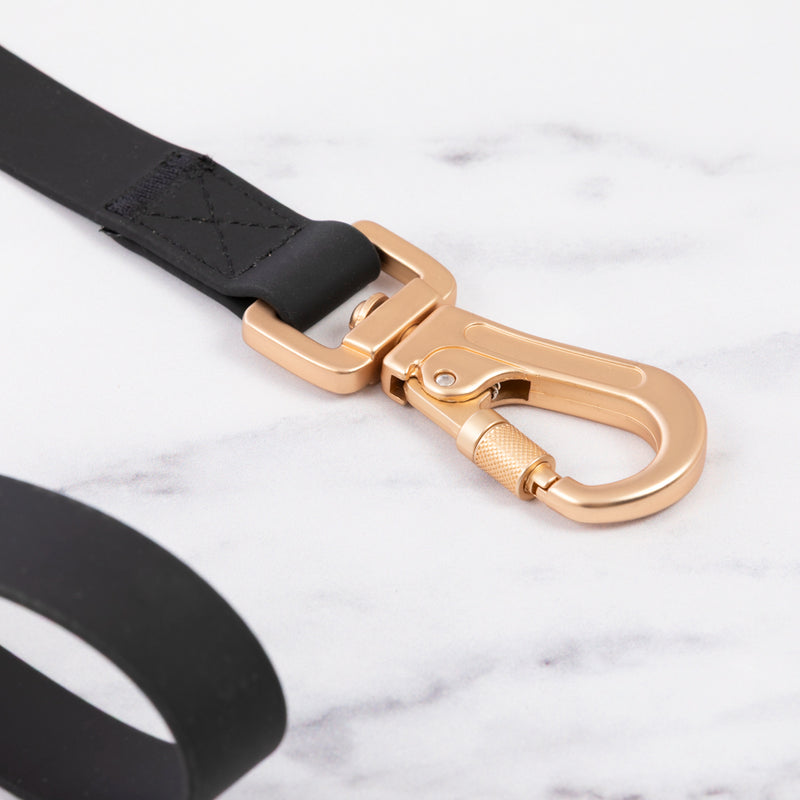 5M Long Line Dog Lead - Black.