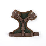 Heritage Plaid Dog Harness - Adjustable Neck Dog Harness.