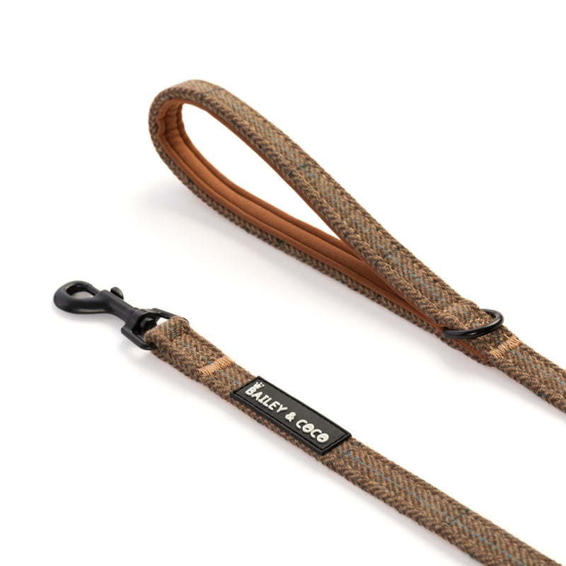 Lightweight Mini Dog Lead 5ft -  Oxford Tweed