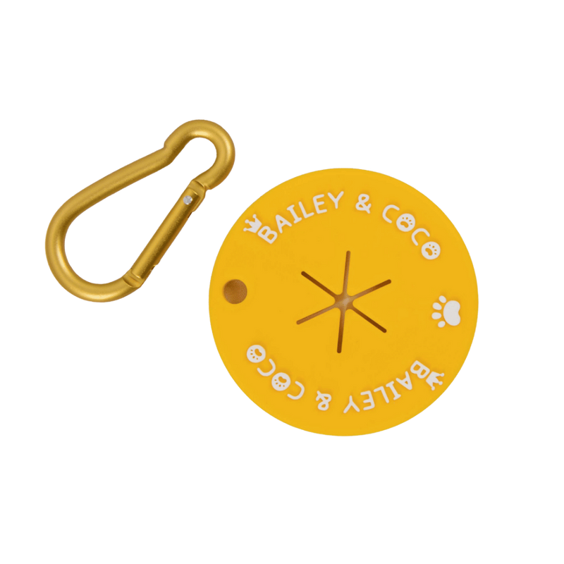 Poop Pocket Poop Bag Holder – Hands-Free Dog Walking Solution - Yellow