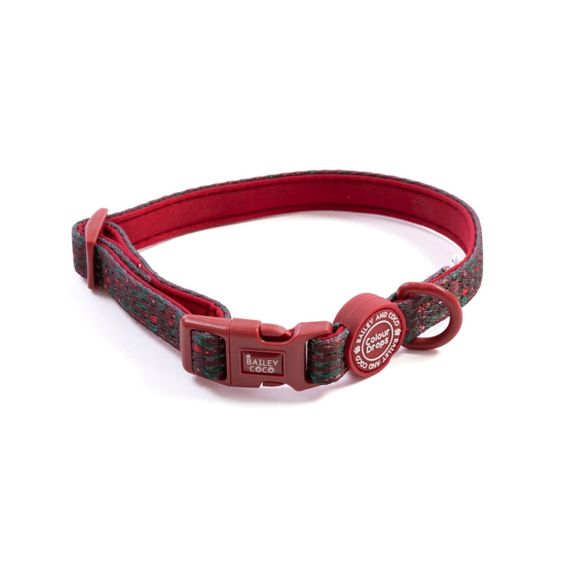 Adjustable Collar - Colour Drops - Jingle Berry - Bailey and Coco (UK)