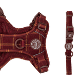 Adjustable Collar - Colour Drops - Mulberry Plaid - Bailey and Coco (UK)