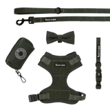 Adjustable Dog Harness Bundle Set - Forest Tweed - Bailey and Coco (UK)