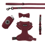 Adjustable Dog Harness Bundle Set - Mulberry Tweed - Bailey and Coco (UK)