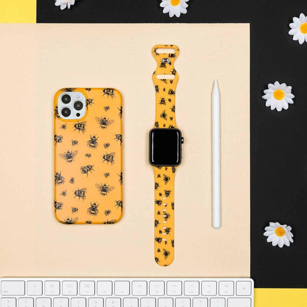 Bee Apple Watch Strap - Yellow - Bailey and Coco (UK)