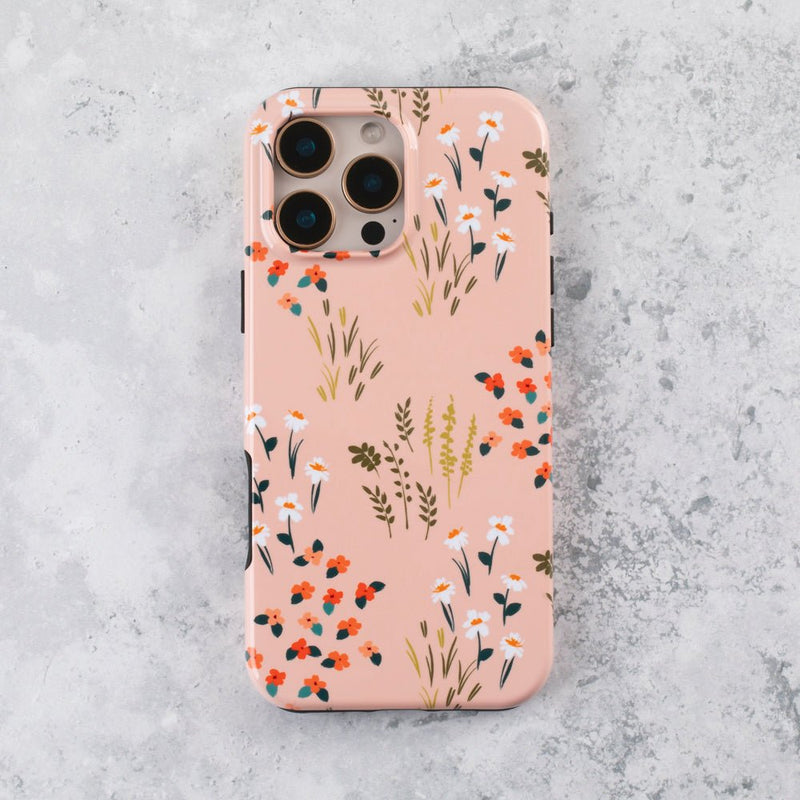 Blush Pink Floral iPhone 14 Plus Case - Bailey and Coco (UK)