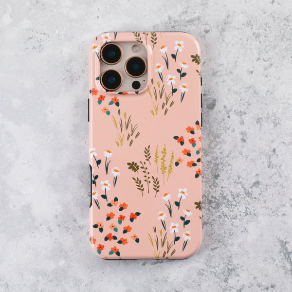 Blush Pink Floral iPhone 14 Pro Case - Bailey and Coco (UK)