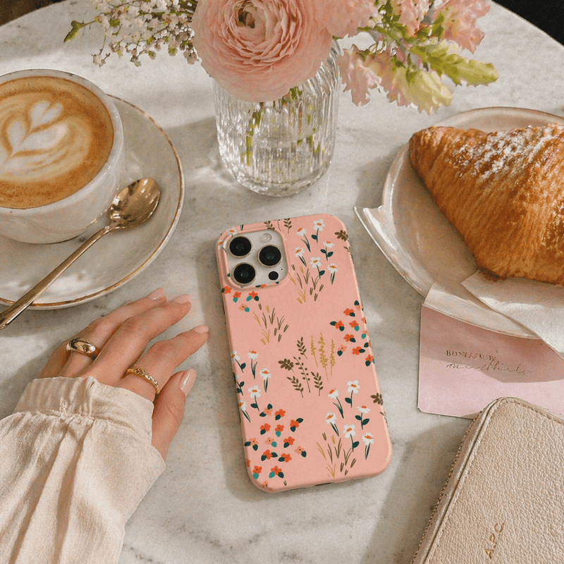 Blush Pink Floral iPhone 16 Pro Max Case - Bailey and Coco (UK)