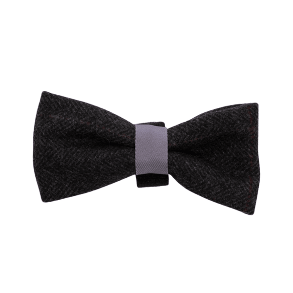 Bow Tie - Colour Drops - Charcoal Tweed - Bailey and Coco (UK)