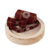 Bow Tie - Colour Drops - Mulberry Plaid - Bailey and Coco (UK)