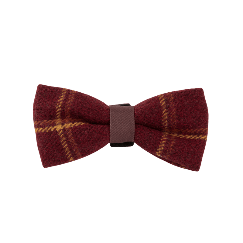 Bow Tie - Colour Drops - Mulberry Plaid - Bailey and Coco (UK)