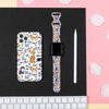 Cat Party Apple Watch Strap - White - Bailey and Coco (UK)