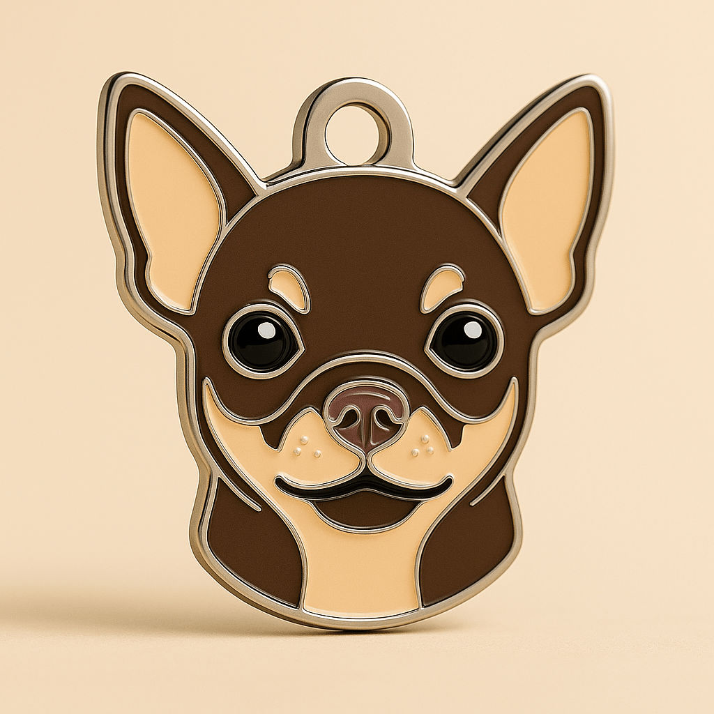 Chihuahua Dog Tag Personalised & Engraved - Bailey and Coco (UK)