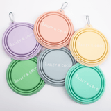 Collapsible Dog Water Bowl - Buttercup Yellow - Bailey and Coco (UK)