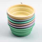 Collapsible Dog Water Bowl - Buttercup Yellow - Bailey and Coco (UK)