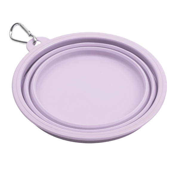 Collapsible Dog Water Bowl - Lilac Mist - Bailey and Coco (UK)