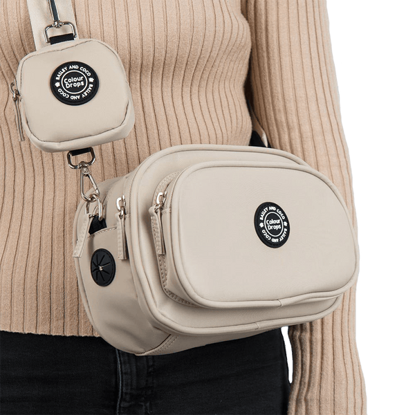 Create Your Own Dog Walking Bag - Latte - Bailey and Coco (UK)