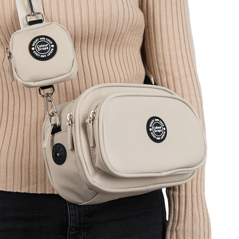 Create Your Own Dog Walking Bag - Latte - Bailey and Coco (UK)