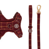 Dog Lead 5ft - Colour Drops - Mulberry Plaid - Bailey and Coco (UK)