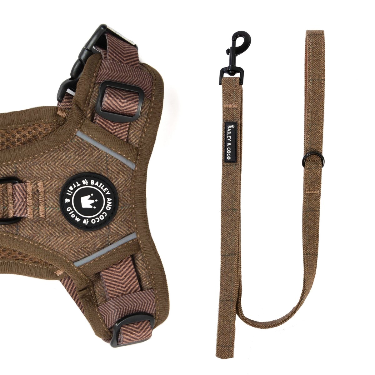 Dog Lead 5ft - Oxford Tweed - Bailey and Coco (UK)