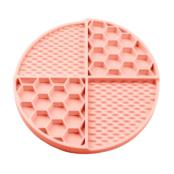 Dog Lick Mat - Petal Pink: Perfect for Anxiety & Dental Health - Bailey and Coco (UK)