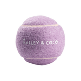 Dog Tennis Ball Toy - Purple - Bailey and Coco (UK)