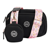 Dog Walking Bag - Black with Pick Me Strap - Bailey and Coco (UK)