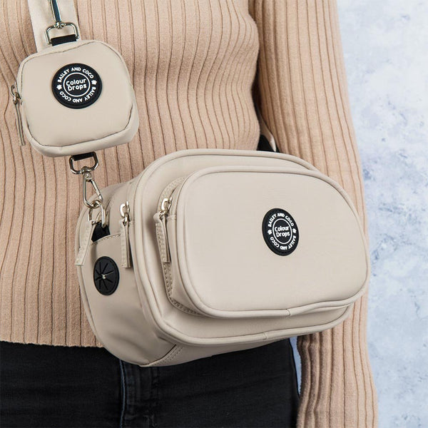 Dog Walking Bag - Latte - Bailey and Coco (UK)