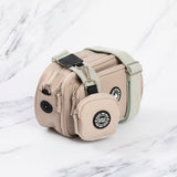 Dog Walking Bag - Latte with Sage Tweed Strap - Bailey and Coco (UK)