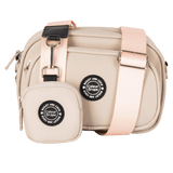 Dog Walking Bag - Latte with Spice It Up Strap - Bailey and Coco (UK)
