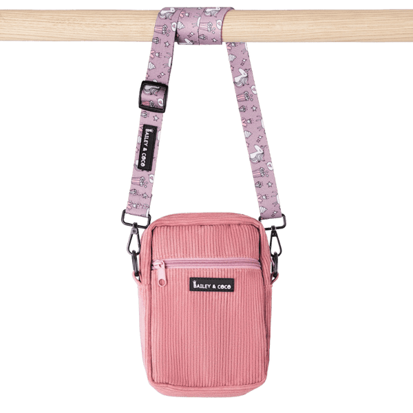 Dog Walking Bag With Be Unique Unicorn Strap - Lilac - Bailey and Coco (UK)